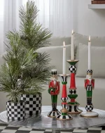 CANDELABRO ARLEQUÍN SCACCHI 35CM - Imagen 2
