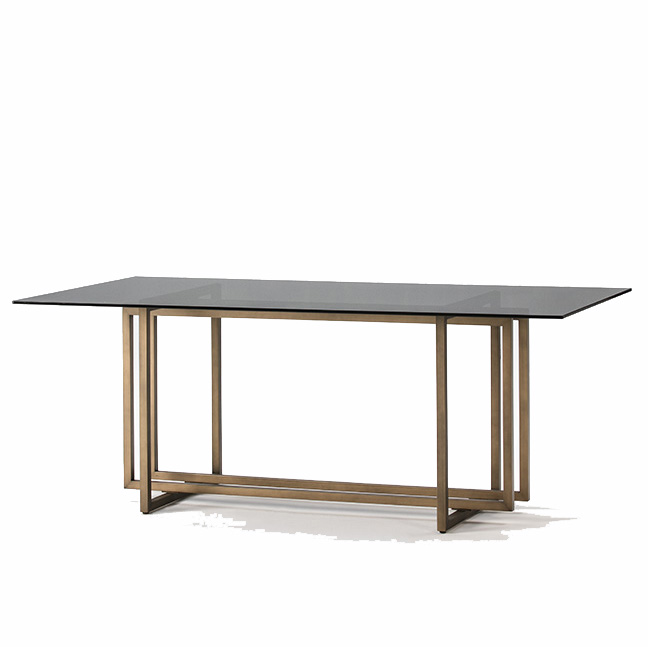 0310670.jpg MESA COMEDOR C.AHUMADO/METAL 75555/00 (SÓLO RECOGIDA EN TIENDA) - Imagen 1