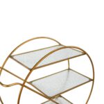 CAMARERA  CRISTAL/METAL DOR. RF.13235/00 - Imagen 3