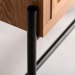 CONSOLA NATURAL REJILLA-METAL NEGRO - Imagen 5