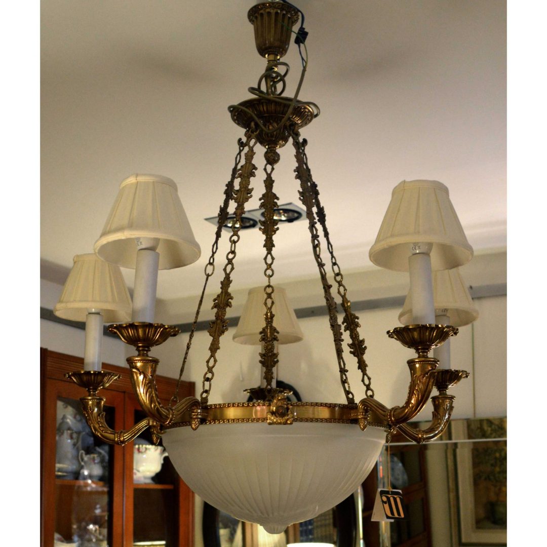 0508838-1-scaled-1.jpg LAMPARA CRISTAL ITALIANO RF.5962/5CP (SÓLO RECOGIDA EN TIENDA) - Imagen 1