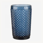 MEDIA DOCENA VASOS PICOS ALTOS AZUL 2541551