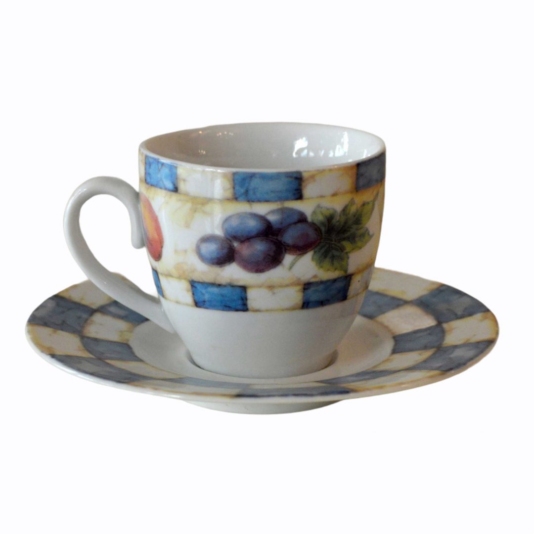 0902956-2.jpg DEC.03227 JGO.SEIS TAZAS DE CAFE C/PLATO - Imagen 1