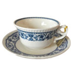 VIENA JUEGO DE 6 TAZAS DE DESAYUNO C/PLATO