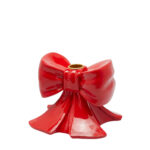 CANDELABRO LAZO ROJO
