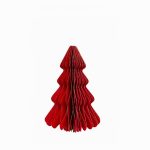 ORIGAMI DECORO PINO ROJO PQ 16CM