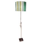 LAMPARA PIE CRECEDERA TUBO CUAD.PLAT. C/P 0122283