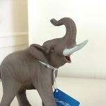 FIGURA PORCELANA ELEFANTE GRANDE - Imagen 2