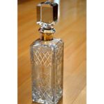 BOTELLA CUADRADA CON PLATA T/57