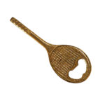 ABREBOTELLA RAQUETA DORADO