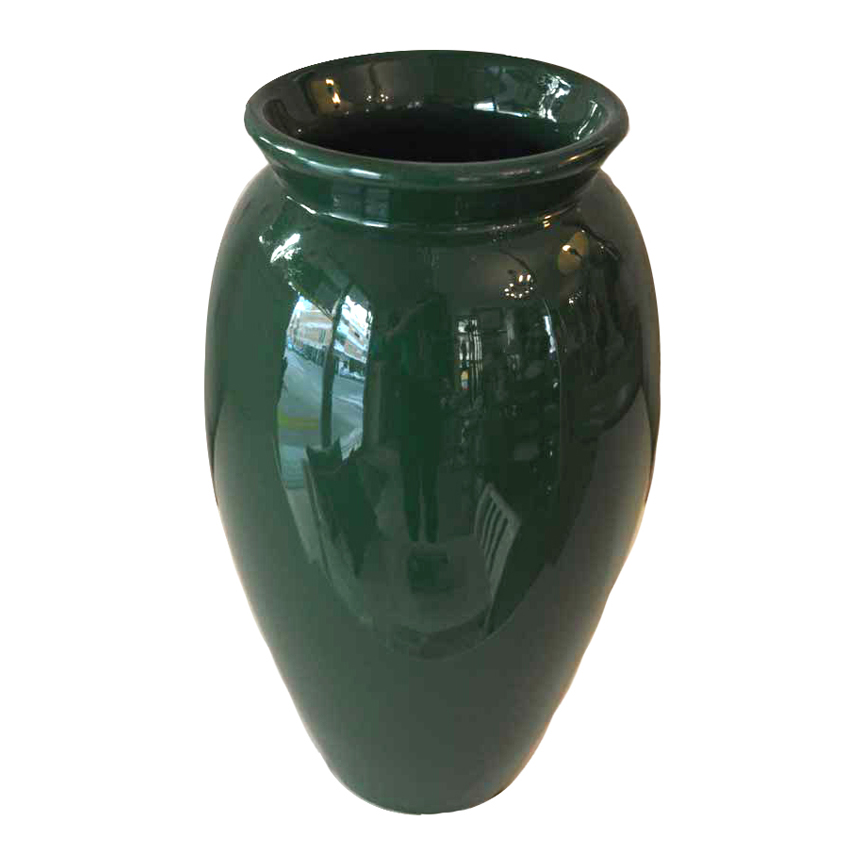 1010672-3.jpg JARRON CERAMICA VERDE MEDIANO 1015-166/10 - Imagen 1
