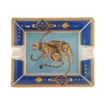 CENICERO RECTANG.20X16 LEOPARDO-5600