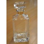 BOTELLA ELSA CUADRADA GDE.CON PLATA LISA