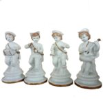 FIGURA PORCELANA ALGORA NIÑOS MÚSICOS