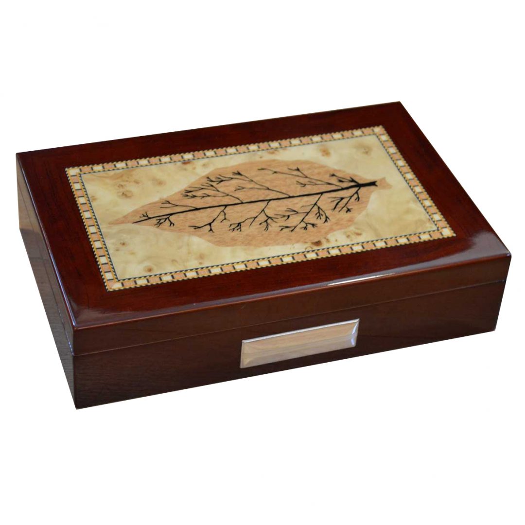 1012927-1.jpg CAJA MADERA MARQUETERIA PARA PUROS RF.3071 - Imagen 1