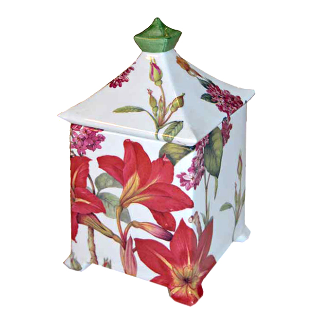 1013029-1.jpg CAJA PORCELANA CON TAPA PARADISO RF. 8717 - Imagen 1