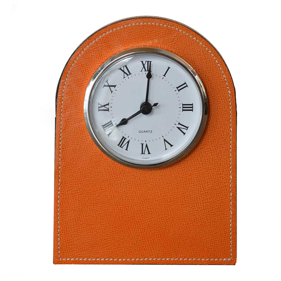 1013267-1.jpg RELOJ MEDIO PUNTO NARANJA PIEL - Imagen 1