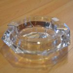 CENICERO CRISTAL OCTOGONAL FLETADO RF.96000011 - Imagen 2