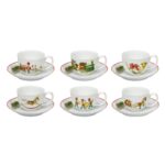 MAGIC JUEGO 6 TAZAS TE C/PLATO PF057843