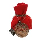 COLGANTE TONDO VEGETAL PLATA DE LEY 00501670