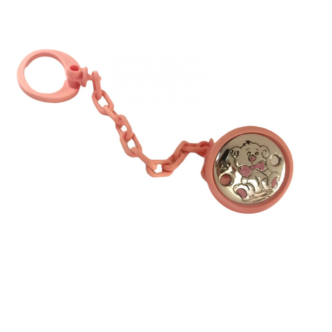 1014996-3.jpg PINZA CHUPETE OSITO ROSA 07500222 - Imagen 1