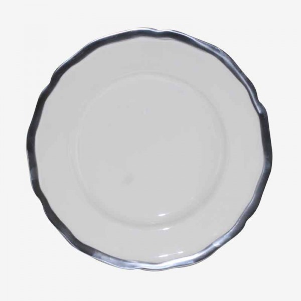 1015326-3.jpg BANDEJA REDONDA INGLETE BL.Y PLAT. 1931022 - Imagen 1