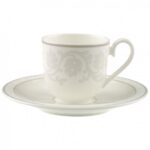 GRAY PEARL TAZA MOKA C/PLATO 10-4392-1410