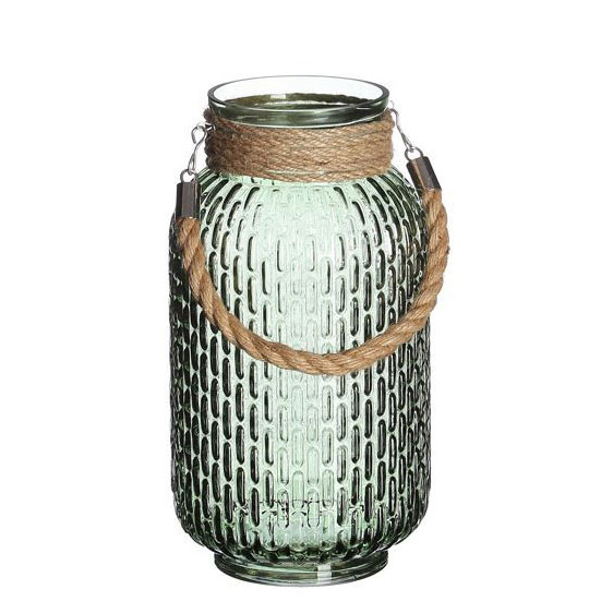 1015995.jpg BOTE VERDE CRISTAL DECORACION GDE. 80415 - Imagen 1