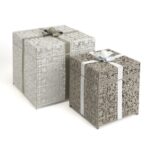 SET DOS CAJAS REGALO METAL 116553