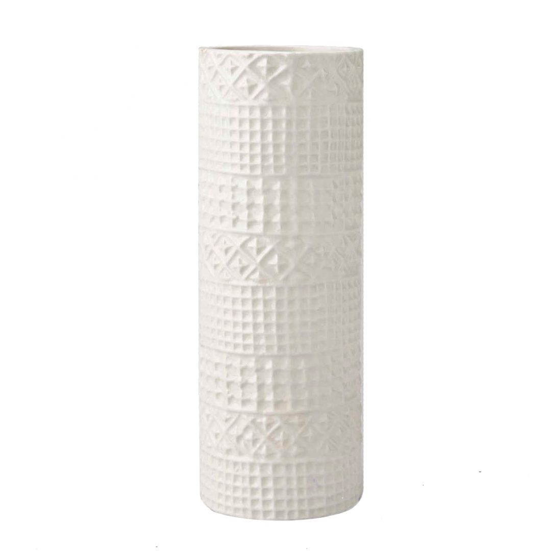 1016060-1.jpg JARRON CERAMICA ELENA A32 BLANCO 125092 - Imagen 1