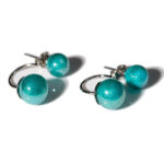 PENDIENTES PERLEADI DOUBLE NEREIDE 1 AQUA GREEN OR520A59