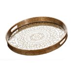 BANDEJA ORO PVC-CRISTAL 100990