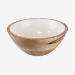 BOL MADERA NATURAL ESMALTE BLANCO 2312568