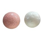BOLA ROSA-BLANCO CERAMICA 102806 (PRECIO POR UNIDAD)