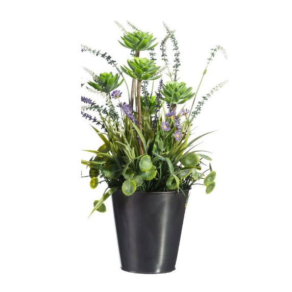 1016810.jpg MACETA 2/M VERDE PVC JARDIN 102877 - Imagen 1