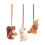 SET 3 ORNAMENTOS ANIMALES