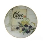 PLATO REDONDO ACEITE DE OLIVA