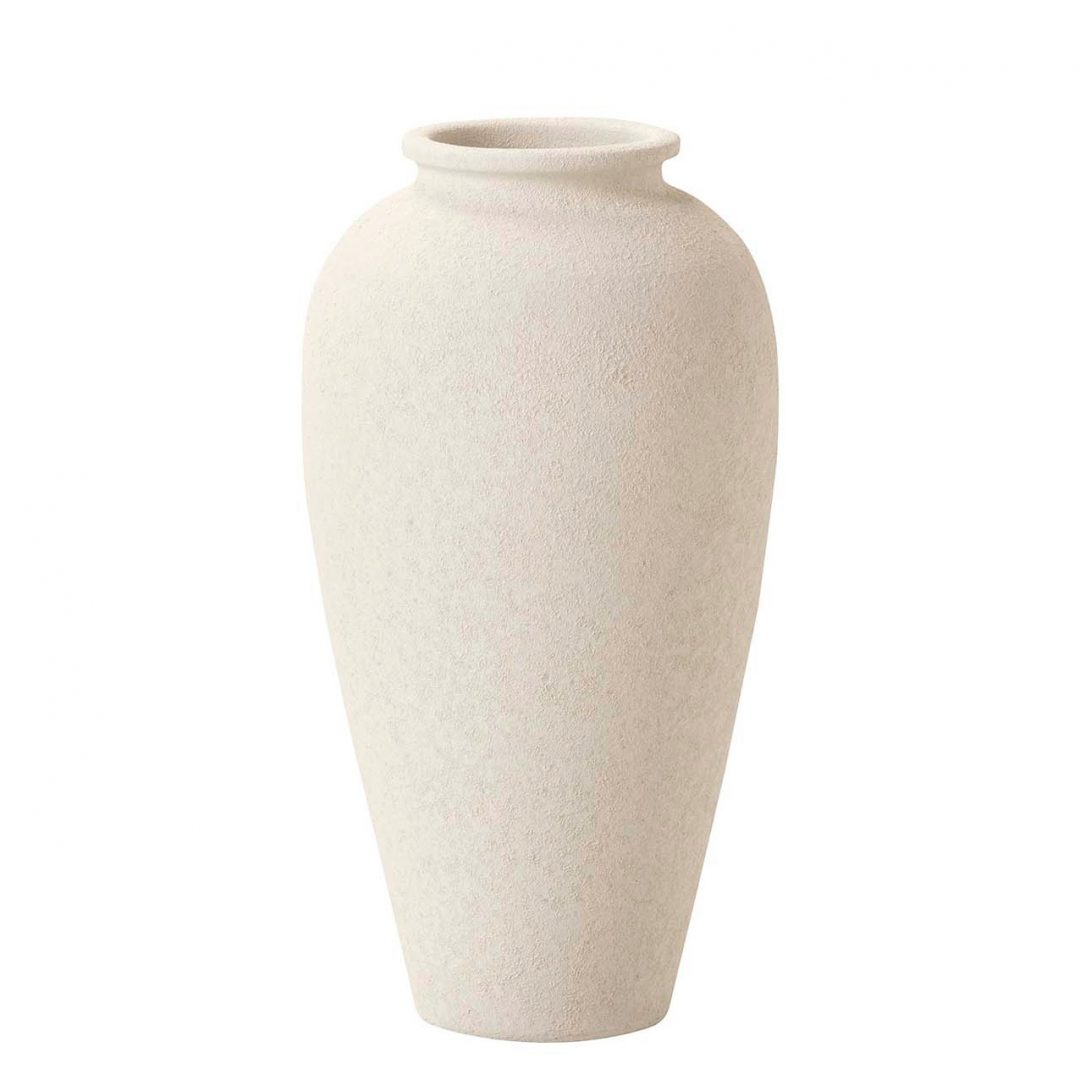 1017947.jpg FLORERO CERAMICA BLANCA - Imagen 1