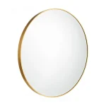 ESPEJO ALUMINIO CRISTAL ORO DECO