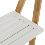 TOALLERO/ESTANTERÍA BAMBÚ-BLANCO - Imagen 4