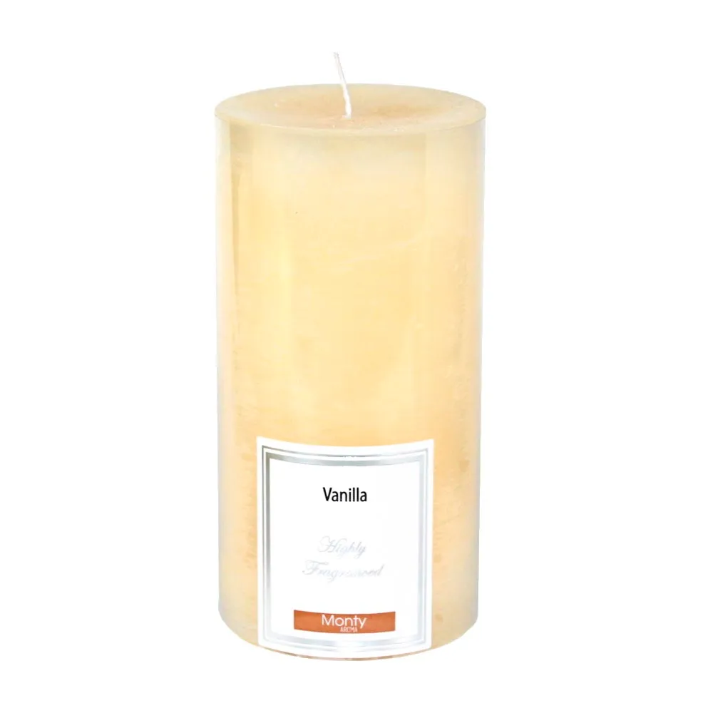 131017.webp VELA CILINDRICA PERFUMADA CREMA 17CM - Imagen 1