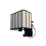 APLIQUE MONTANA NEGRO MATE C/P IKAT STRIPE - Imagen 2