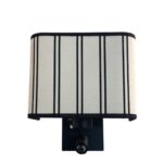 APLIQUE MONTANA NEGRO MATE C/P IKAT STRIPE