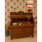 BUREAU KENDAL PIEL HABANA OLIVO GLASE