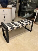 BANQUETA NEGRO MATE CUSTOMIZE MYRTHUS - Imagen 2