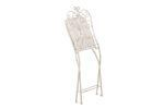 SET 2 SILLAS FORJA BLANCA ANTIQUE TERRAZA - Imagen 6