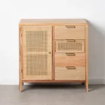 CÓMODA MADERA NATURAL 1P-4CAJ 271022