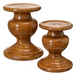 PORTAVELA CARAMELO CERÁMICA GRANDE - Imagen 3