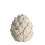 CANDELABRO ALCAHOFA CREMA/GRIS