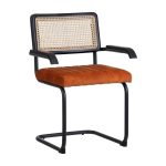 SILLA CALABAZA MADERA-METAL